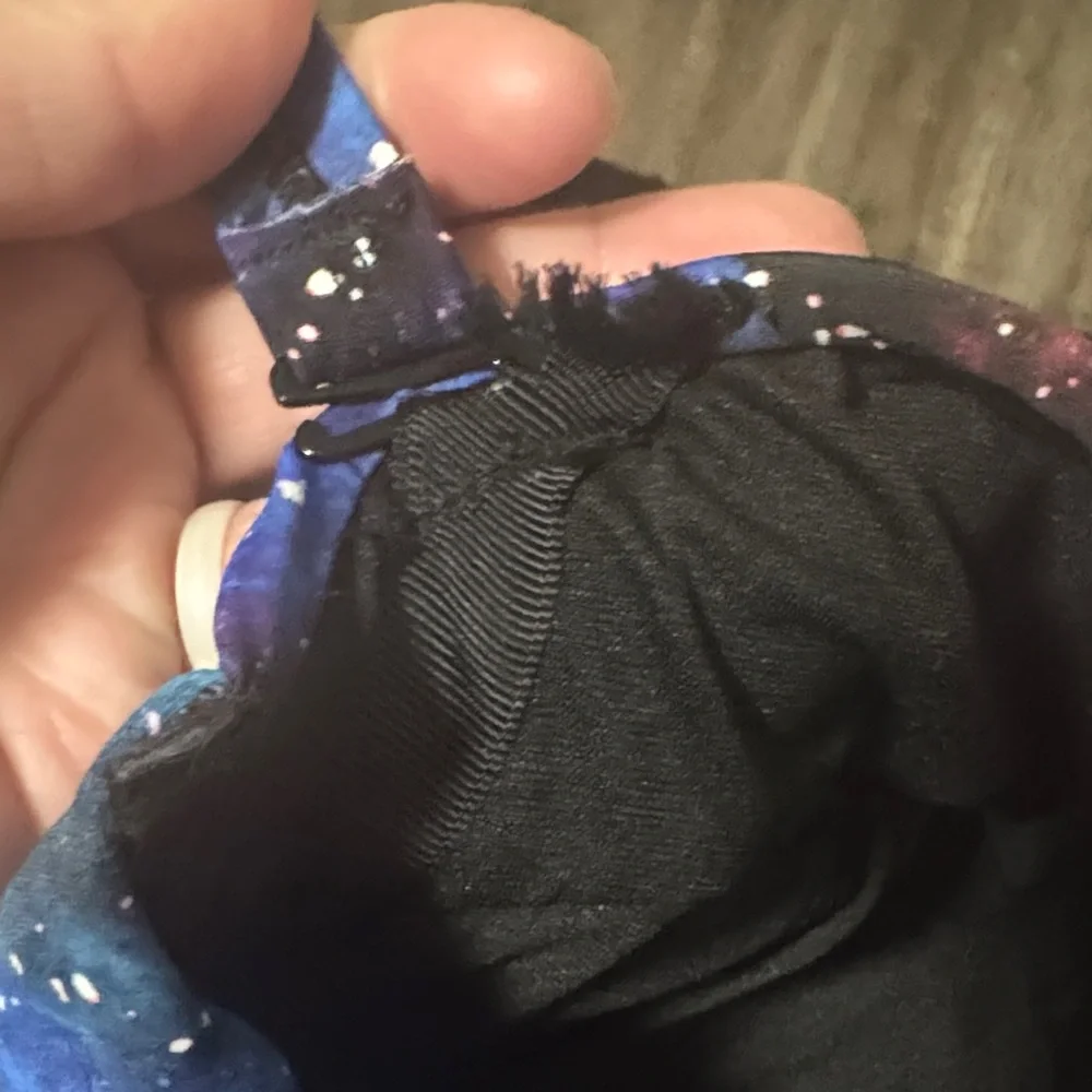 Torrid Blue and Purple Galaxy One Piece Swimsuit - Picture 8 of 10
